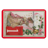  meisje 1 januari magneet (Horizontaal)