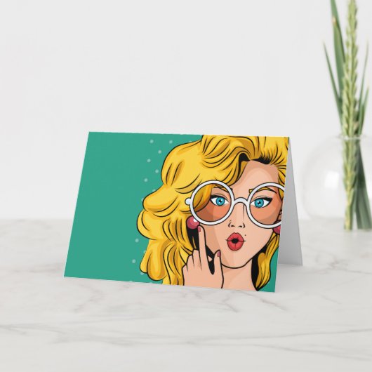 Meisje #1 kaart (Voorkant)