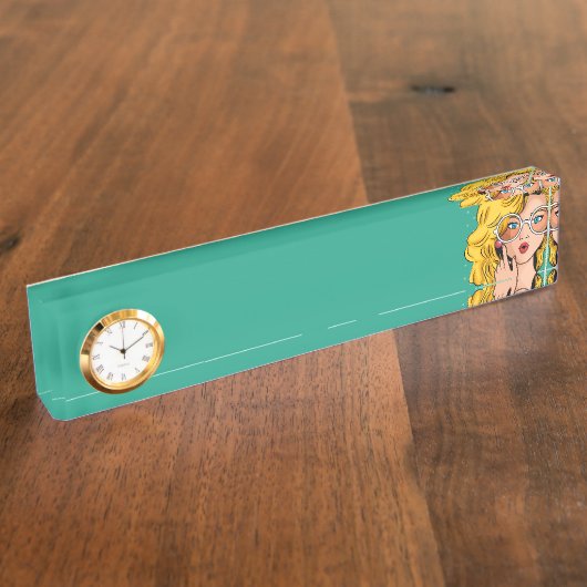 Meisje #1 naambordje (Zijkant)