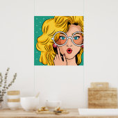 Meisje #1 poster (Keuken)