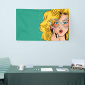 Meisje #1 spandoek (Beurs)