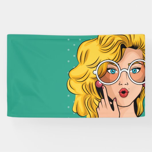 Meisje #1 spandoek (Horizontaal)