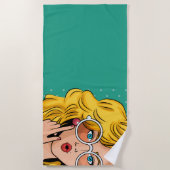 Meisje #1 strandlaken (Voorkant)