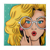 Meisje #1 tegeltje (Voorkant)