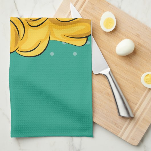 Meisje #1 theedoek (Quarter Fold)