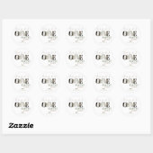 Meisje 1e verjaardag | Onederful Ronde Sticker (Vel)