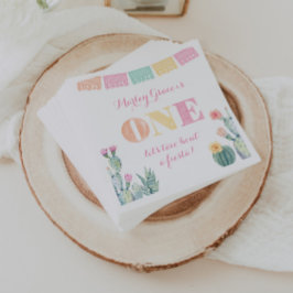 Meisje 1ste verjaardag feest, Taco over een eerste Servet