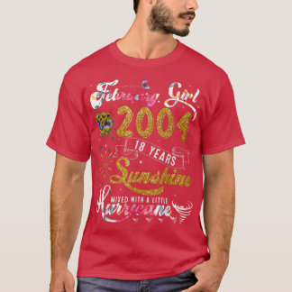 Meisje 2004 - Zonnebloemen Butterflies 18th Bir T-shirt