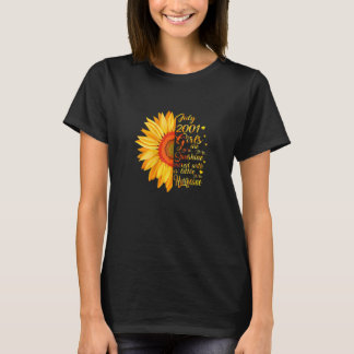 Meisje 21 jaar 21 juli 2001 21 jaar oud t-shirt