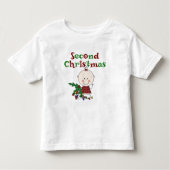 Meisje 2e Kerstmis Kinder Baby Feestdagen Kinder Shirts (Voorkant)