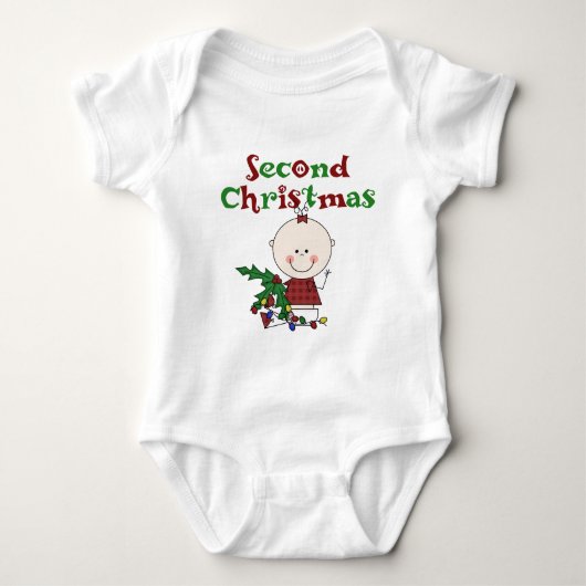 Meisje 2e Kerstmis Tshirts en Gifts (Voorkant)