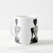 meisje 3D Koffiemok (Voorkant links)