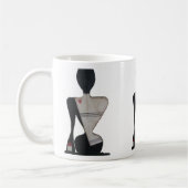 meisje 3D Koffiemok (Links)
