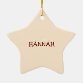 Meisje 5th Birthday, 5 op de zoete roze Cake Keramisch Ornament (Achterkant)