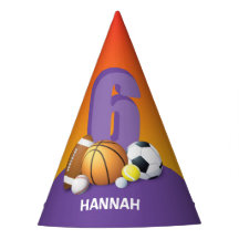 Meisje 6th Birthday Sports Balls