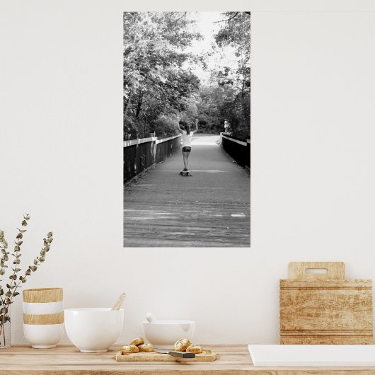 Meisje aan boord poster (Keuken)