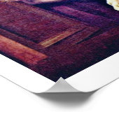 Meisje aan het raam poster (Hoek)