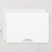 "Meisje aanbidt." Enkele kaart (Achterkant)