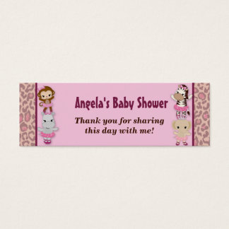 Meisje AAP Tu Schattige Baby shower Favor Tags TTC Mini Visitekaartjes