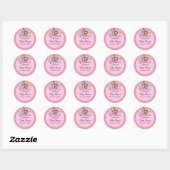 MEISJE AAP Tu Tu Schattige Baby shower sticker TTC (Vel)