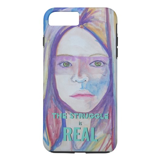Meisje achter de deur Case-Mate iPhone case (Achterkant)