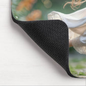 Meisje achtervolgt vlinders muismat (Hoek)