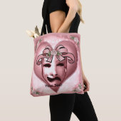 Meisje Acteur Masker  Tote Bag (Dichtbij)