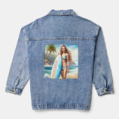Meisje Action Point Break Denim Jacket (Achterkant)