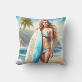 Meisje Action Point Break Kussen