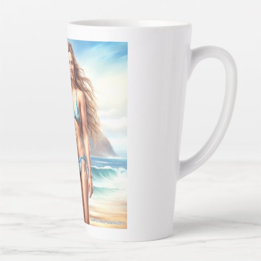 Meisje Action Point Break Latte Mok (Rechts)