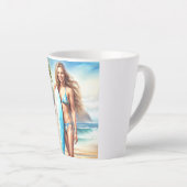 Meisje Action Point Break Latte Mok (Rechterhoek)