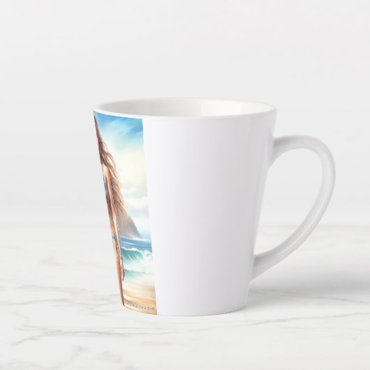 Meisje Action Point Break Latte Mok (Rechts)