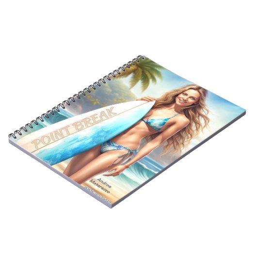 Meisje Action Point Break Notitieboek (Linkerzijde)