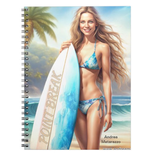 Meisje Action Point Break Notitieboek (Voorkant)