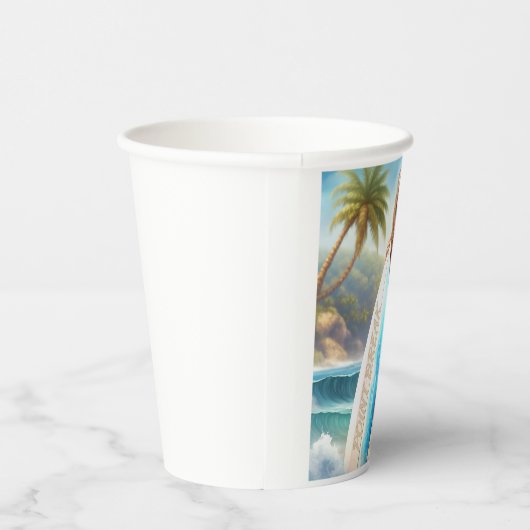 Meisje Action Point Break Papieren Bekers (Rechts)