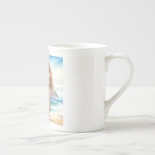 Meisje Action Point Break Porselein Kop (Rechts)