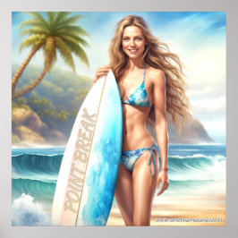 Meisje Action Point Break Poster