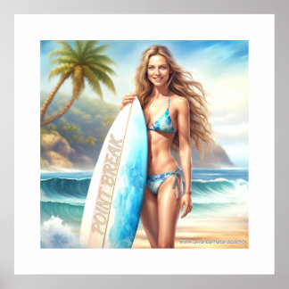 Meisje Action Point Break Poster