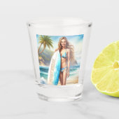 Meisje Action Point Break Shot Glas (Voorkant)