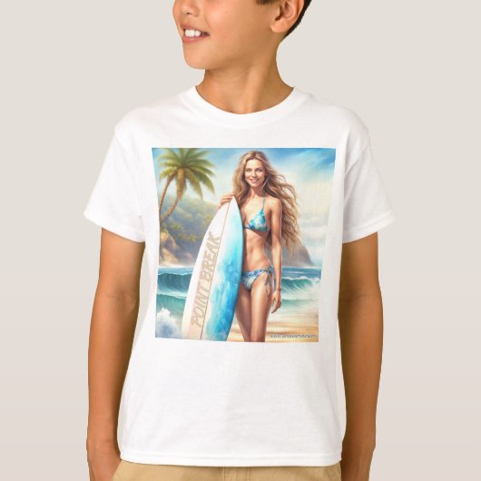 Meisje Action Point Break T-shirt (Voorkant)