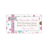 Meisje Adreslabel FP Etiket (Voorkant)