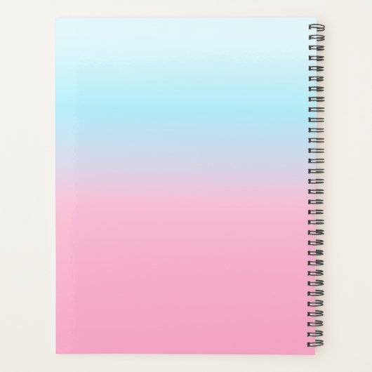 Meisje Afrikaans stijlvol Afro haar mode bedrijf Planner (Achterkant)