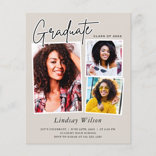 Meisje Afstuderen 3 Fotografie (Voorkant)