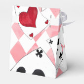 Meisje Alice in Wonderland Verjaardagsthee Bedankdoosjes (Achterkant)