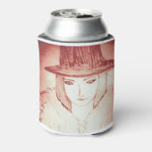 Meisje als jongen blikjeskoeler (Blikje Achterkant)