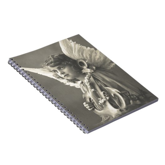  meisje Angel Symbool of Hope Anchor 1900 Notitieboek (Rechterzijde)