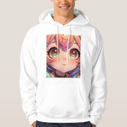 Meisje Anime Hoodie (Voorkant)
