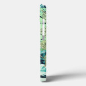  meisje Aqua Black Bird Pattern Iphone Case-Mate iPhone Case (Achterkant / Links)