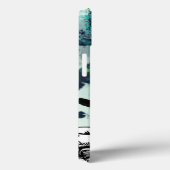  meisje Aqua Black Bird Pattern Iphone Case-Mate iPhone Case (Achterkant / Rechts)