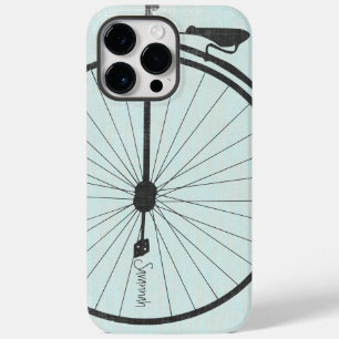  Meisje Aqua blauw Fietslinnen Iphone Case-Mate iPhone 14 Pro Max Hoesje